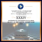 XXXIV Aniversario de la R.·.L.·.S.·. Paz y Amistad “Kushner Holme” Nº 35